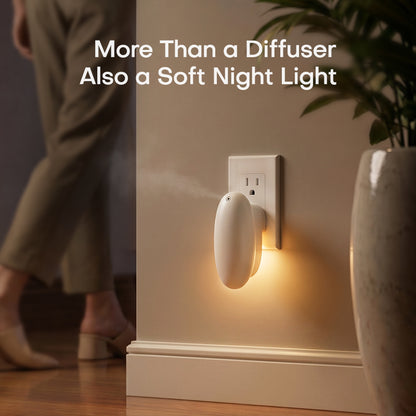 Compact Plug-In Design Breathing Projection Light Waterless Scent Machine