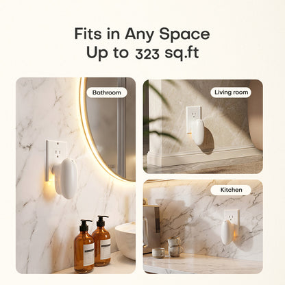 Compact Plug-In Design Breathing Projection Light Waterless Scent Machine