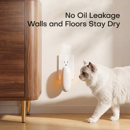 Compact Plug-In Design Breathing Projection Light Waterless Scent Machine