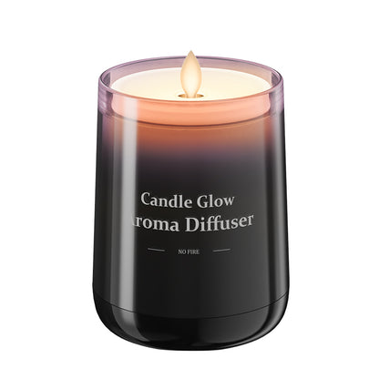 Smart Realistic Flickering Candle Light Waterless Essential Oil Diffuser
